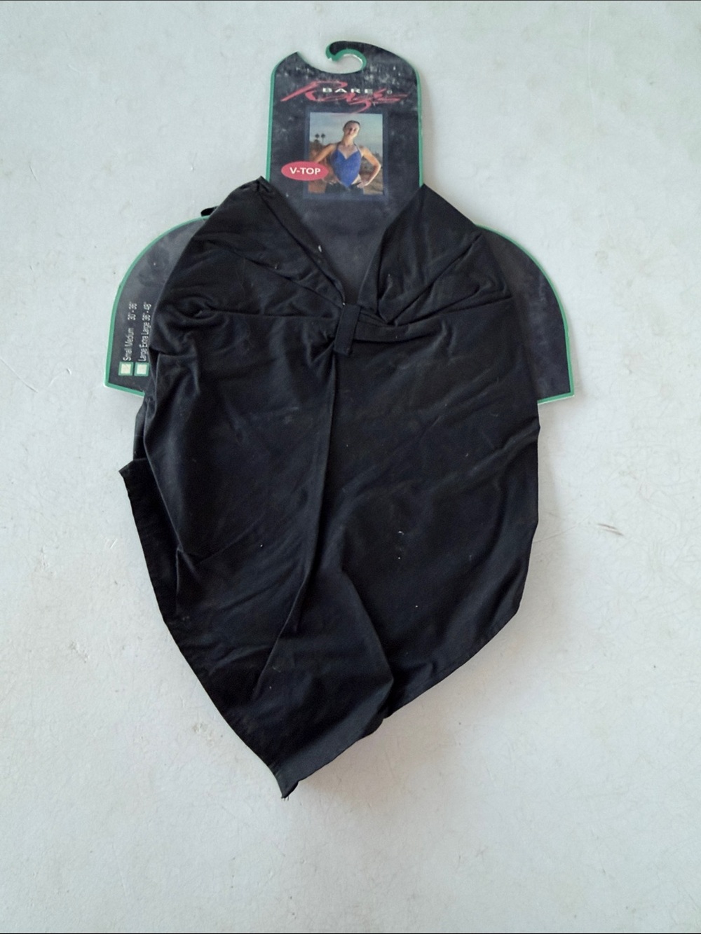 NWT Vintage Y2K Bare Rags Halter Handkerchief Black Top